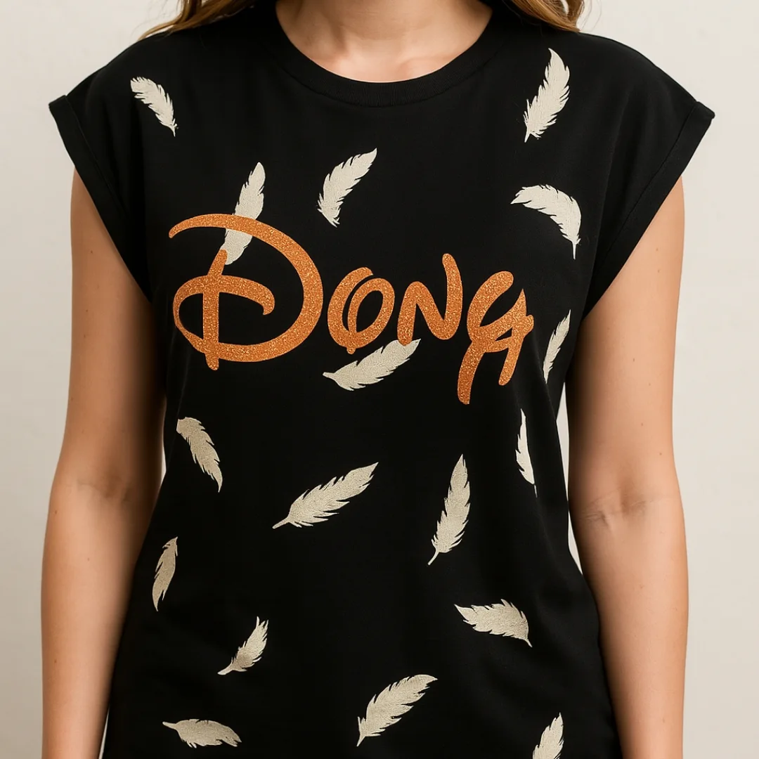 تیشرت ویسکوز درجه ۱ سایز فری رنگ مشکی